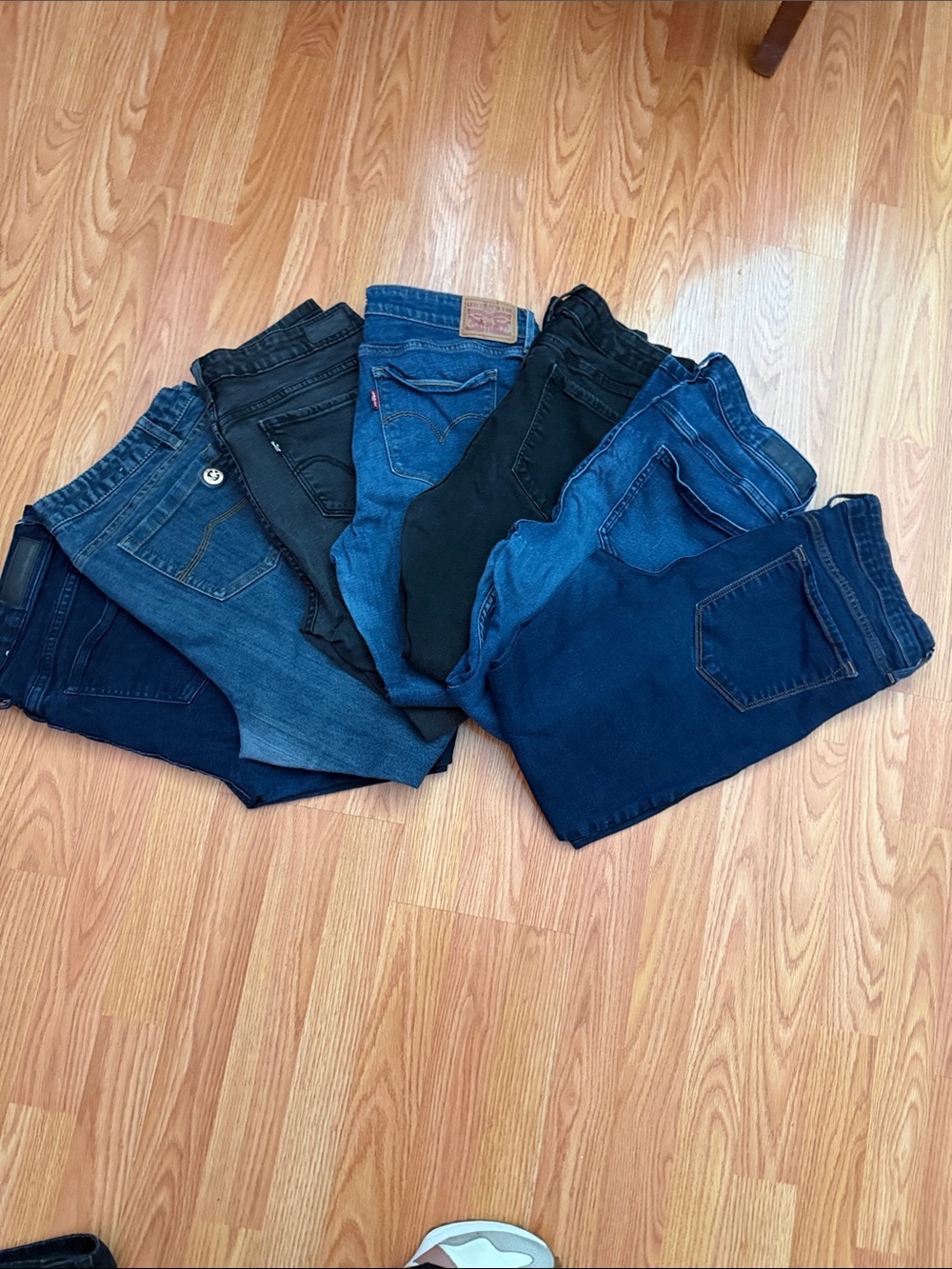 7 Women’s Jeans Pack - Assorted Blue and Black Denim